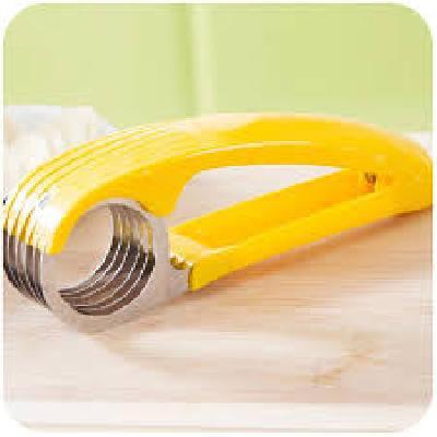Stainless Steel Banana Slicer Chopper Fruit Cutter Creative