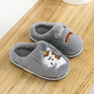 Unicorn slippers open