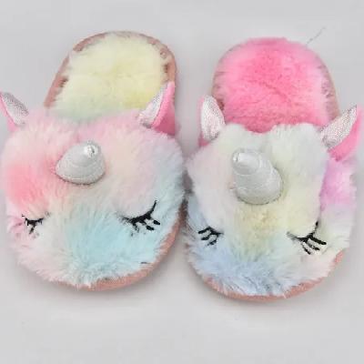 Unicorn White Slippers