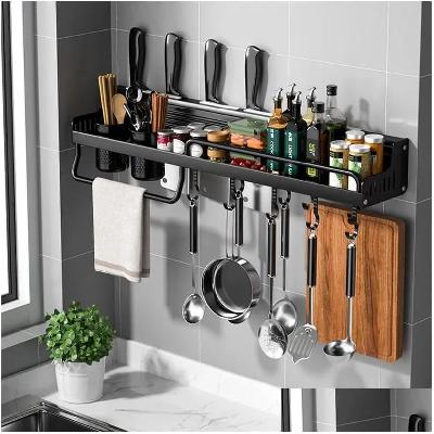 Acrylic Multi-Purpose Wall Mount Shelf Rack Kitchen and Bathroom Accessories (18x5-inch)