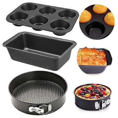 Carbon Steel Cake Mould Set of 3