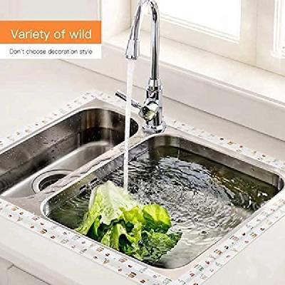 Kitchen Sink Platform Sticker Bathroom Corner Tape 2 Meter