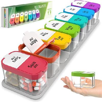 Pill Medicine Box Organizer
