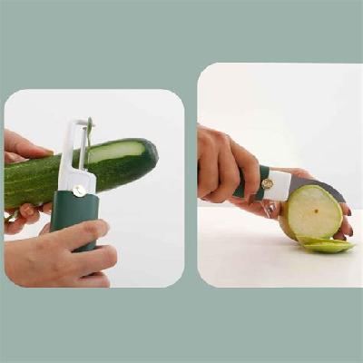 Plastic 2 In 1 Knife