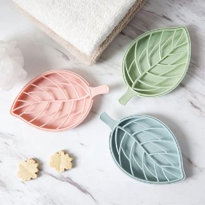 Plastic Leaf Shape Soap Dish