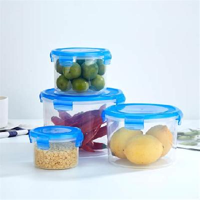 Plastic Round Container 3 Pcs