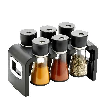 Plastic Spice Storage Container 6 Piece