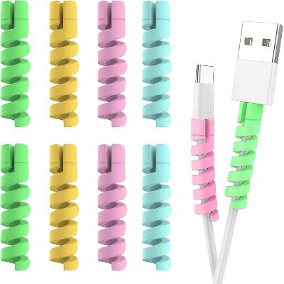 Spiral Charger Spring Cable Protector Data Cable Saver