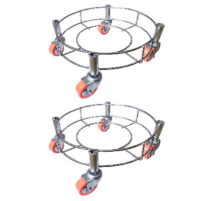 Stainless Steel Gas Cylinder Trolley