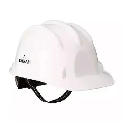 White Industrial Safety Helmets