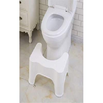 White Western Toilet Squat Step Stool