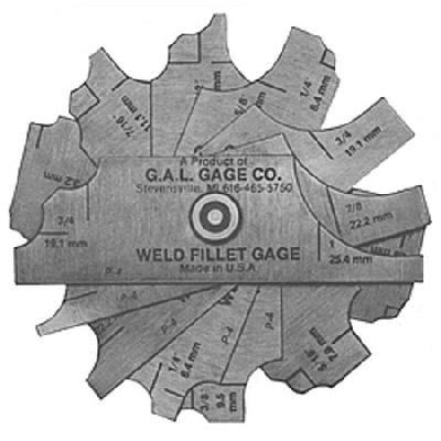 G.A.L. Fillet Weld Gauge