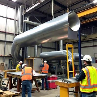 GI Duct Fabrication And Erection