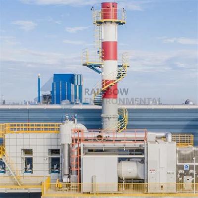 Steel Chimney Erection