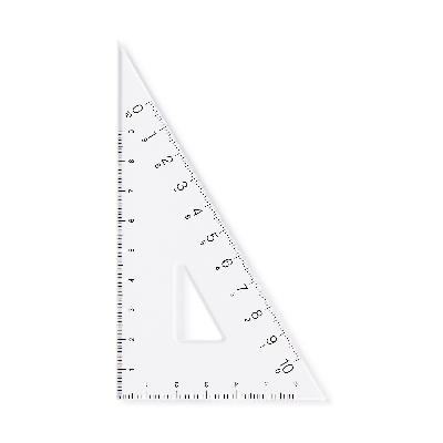 30deg  60deg 90 Deg  Set Square  Model Ss A