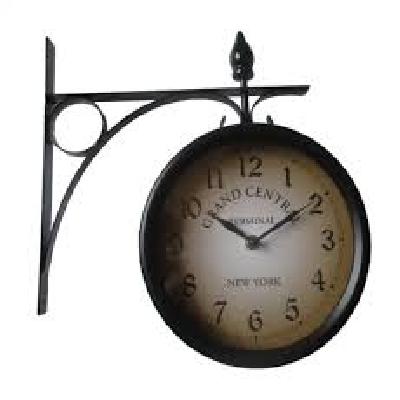 Two Sided Station Clock