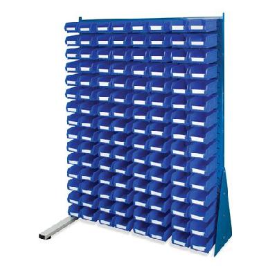 Louver Panel Storage Cupboard for Bins