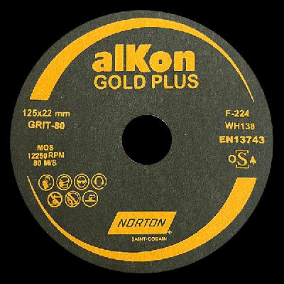 Norton Alkon Gold Plus Fibre Discs