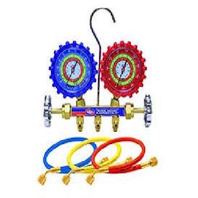 Uniweld QAL3SM-5 2-V Brass Manifold Soft Hoses