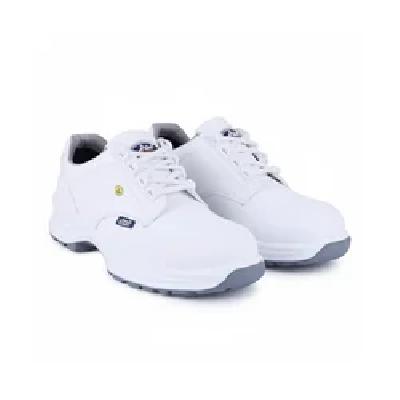 Allen Cooper AC1443 White Washable Safety Shoes