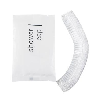 Transparent Disposable Shower Cap with Elastic Band