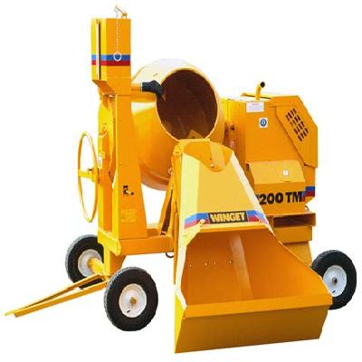 Concrete Mixer With Hopper