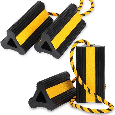 Rubber Wheel Chocks 6.2 Kgs Pair