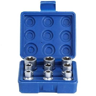 Star Socket Set 9pcs - 1/2'''' Drive