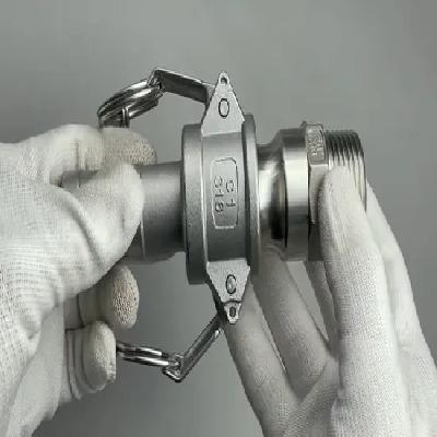 Amfit SS Camlock Coupling Type E Adaptor With Type C Coupler