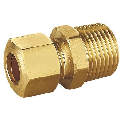 Brass Compression Pipe Stop End Cap