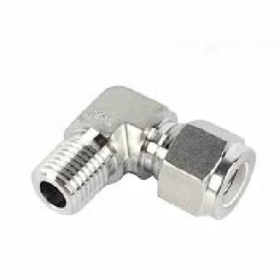 SS MALE ELBOW DOUBLE FERULE FITTING