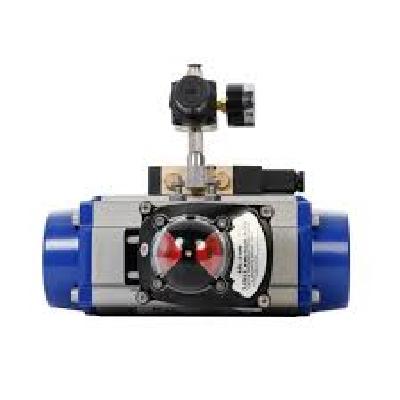 Uflow Double Acting Pneumatic Ball Valve Screwed With Limit Switch And Namur Solenoid Valve