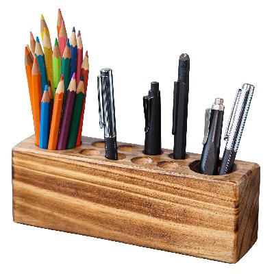 3 CP  Wooden Pen Stand