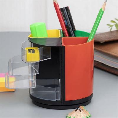 4 CP Plastic Pen Holder