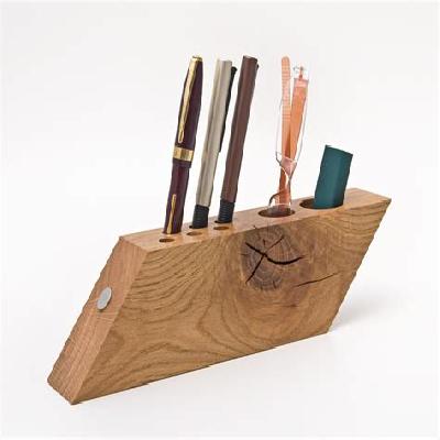 Wooden Pen Stand
