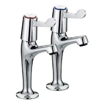 Stainless Steel High Neck Pillar Tap