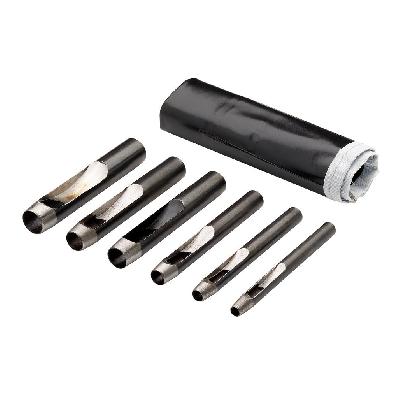 6 Piece Hollow Punch Set
