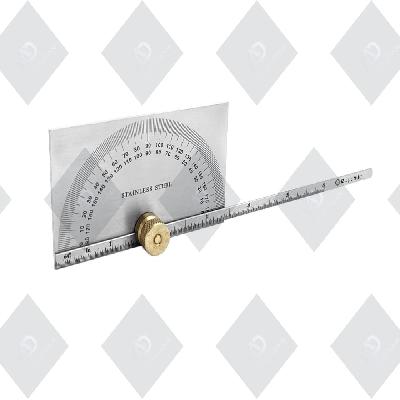 Degree Protractor Cum Depth Gauge