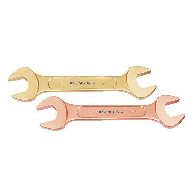 QTi Non Sparking, Non Magnetic 10 Pcs Double Open Ended Spanner Tool Kit