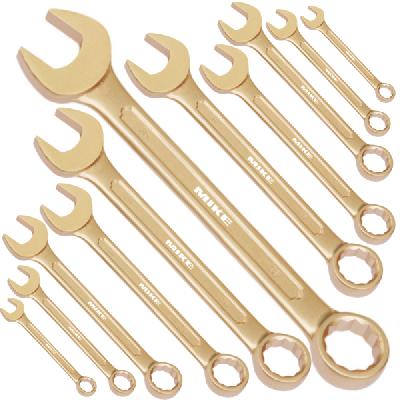 QTi Non Sparking, Non Magnetic 21 Pc''s Combination Spanner Tool Kit