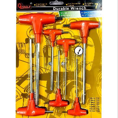 QTi Non Sparking, Non Magnetic 6 Pcs Allen Key T Type Set In MM