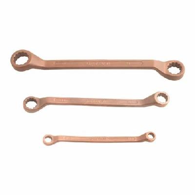 QTi Non Sparking, Non Magnetic 9 Pcs Double Ended Ring Spanner Tool Kit