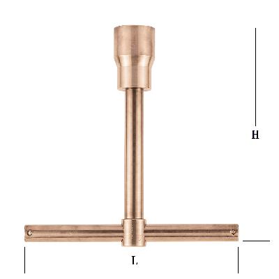 QTi Non Sparking, Non Magnetic Sliding T Handle- Long