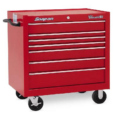 Snap On Seven Drawer Single Bank Roll Cab