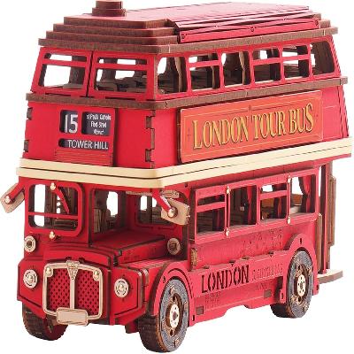 3D Wooden Puzzle  Double Decker Bus