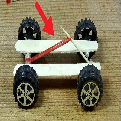 Rubber Powered Car