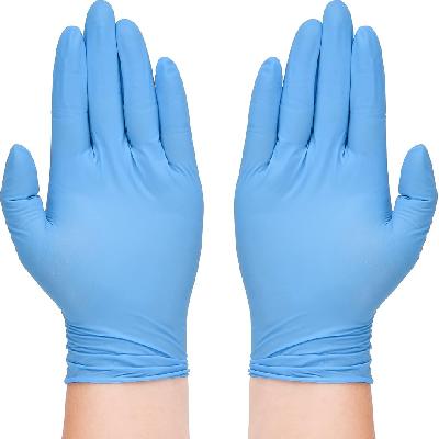 Latex Gloves Blue Grey
