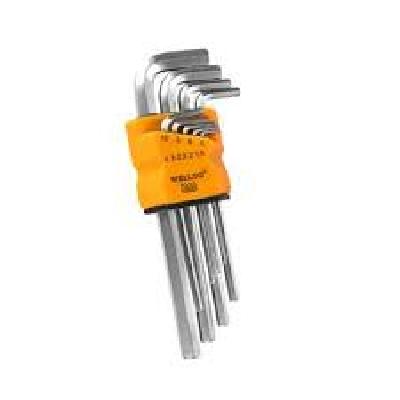 Welloo Brand Allenkey Set Long Hex Type 1.5MM To 10MM