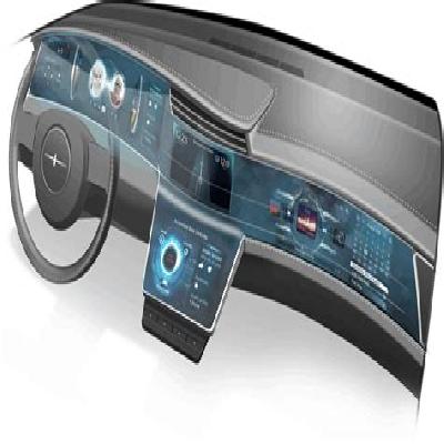 Vehicle Digital Destination Display System - Driver''s Console