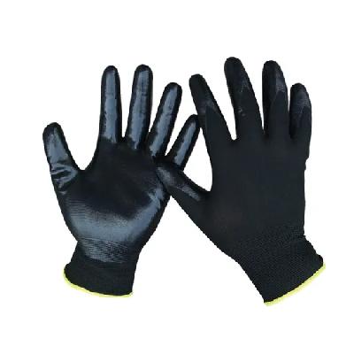 Black Industrial Safety Gloves